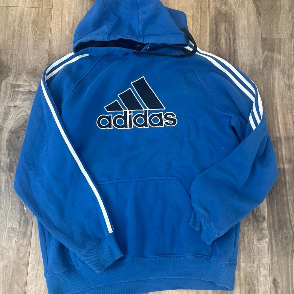 Adidas Black and Blue Jacket